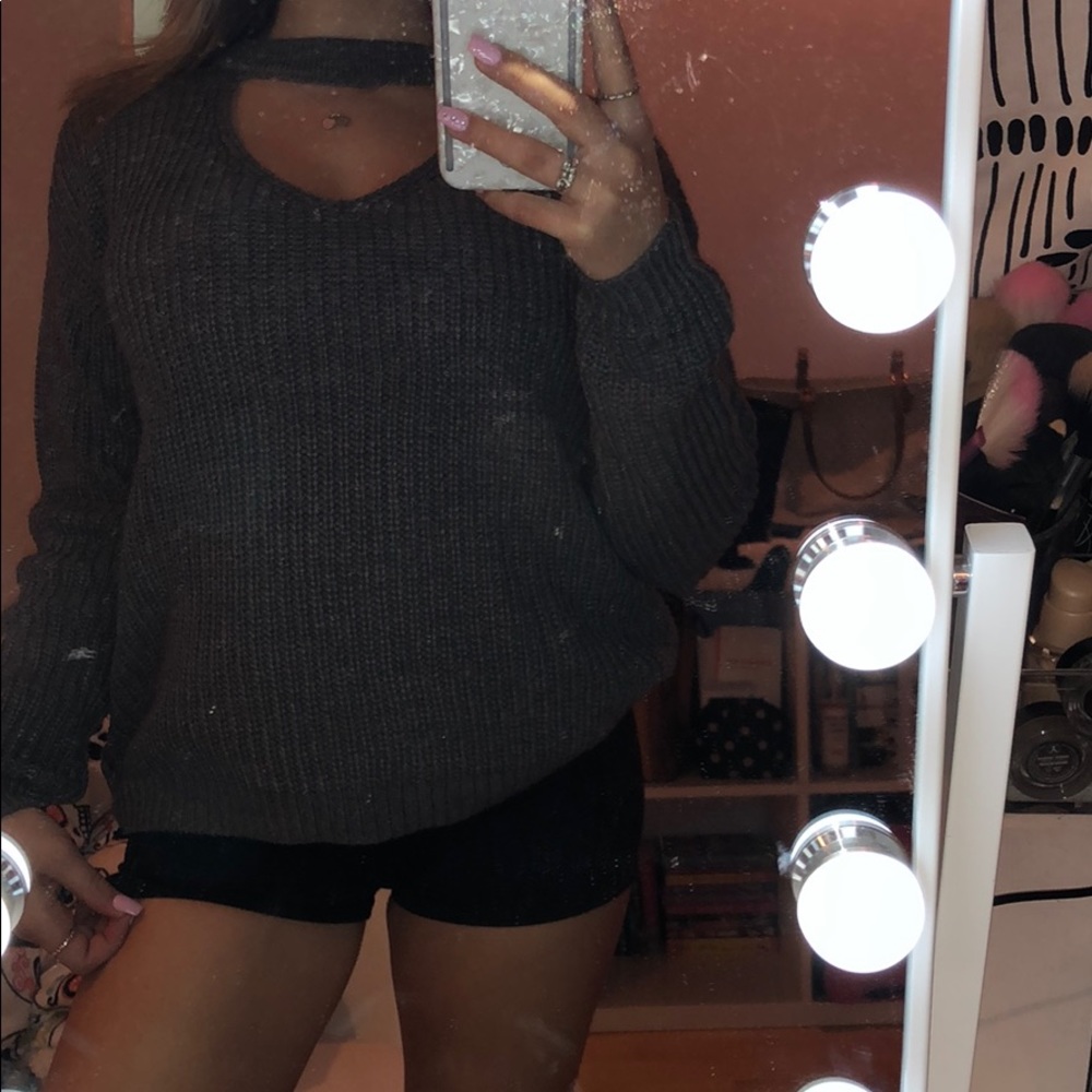 Knit Collar Sweater